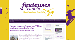 Desktop Screenshot of fauteusesdetrouble.fr