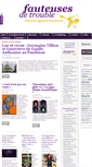 Mobile Screenshot of fauteusesdetrouble.fr