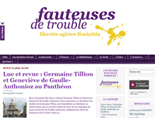 Tablet Screenshot of fauteusesdetrouble.fr